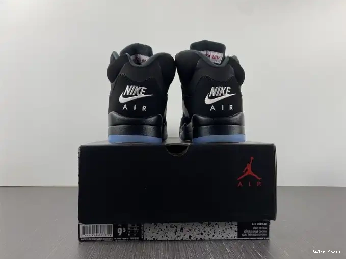 Bmlin Shoes Retro 845035-003 Jordan Metallic 5 (2016) Black 0607